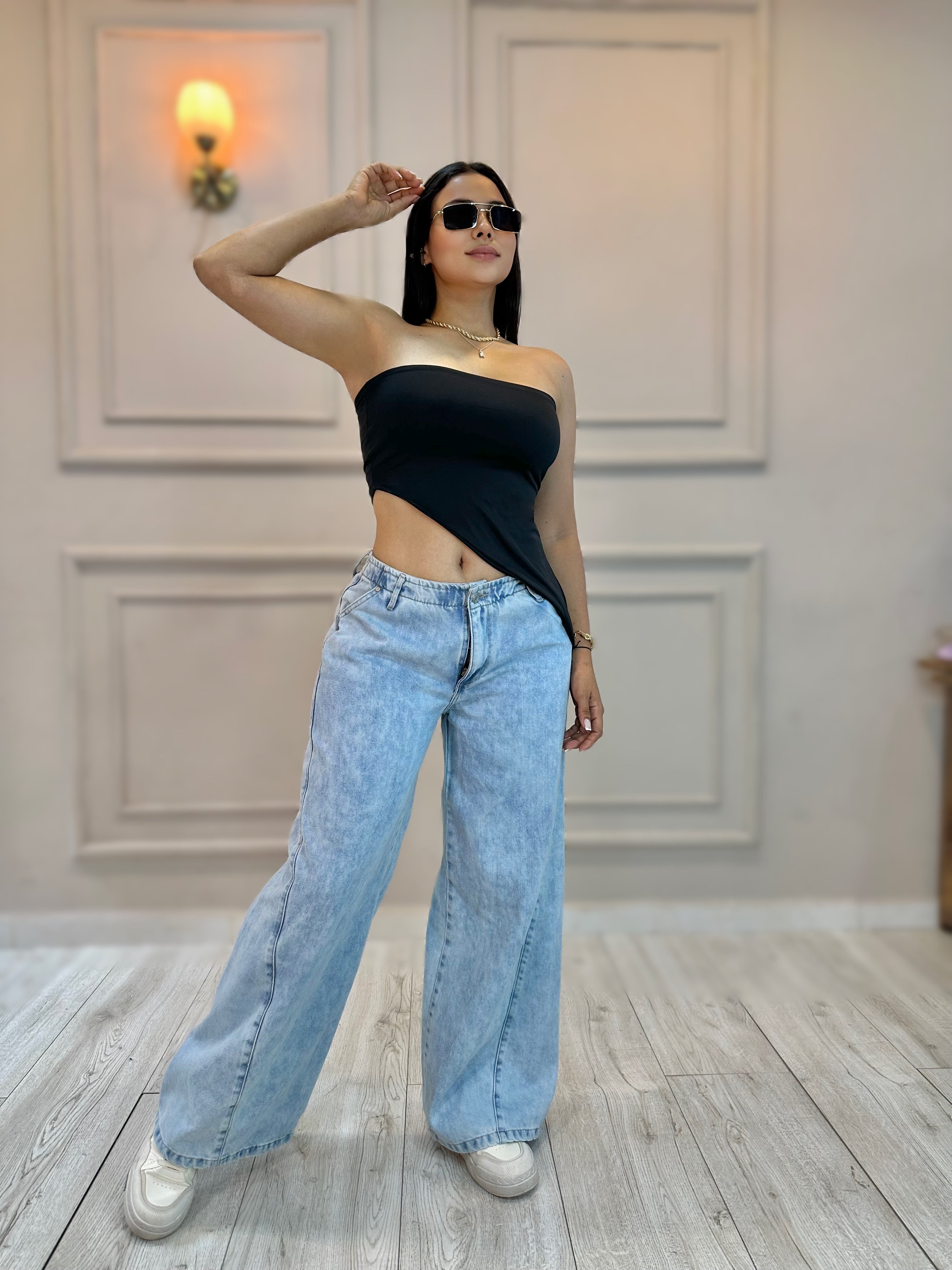 JEANS PALAZZO