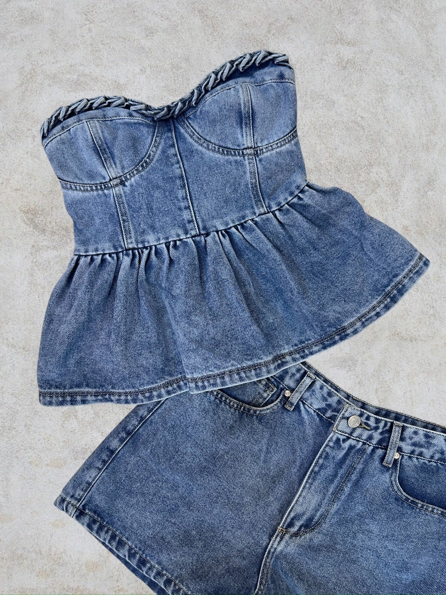 CORSET DENIM