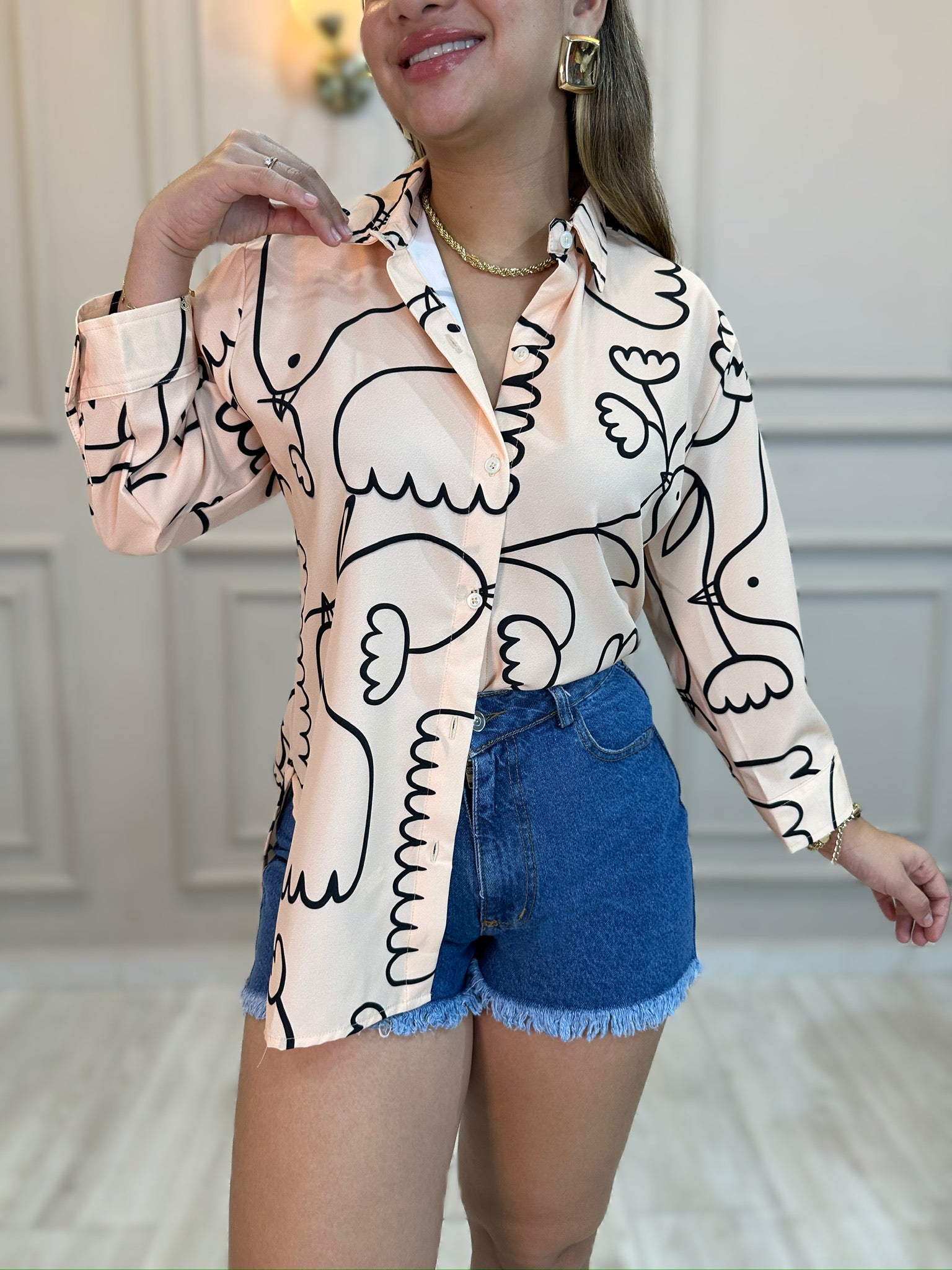 CAMISA LEOPARDO