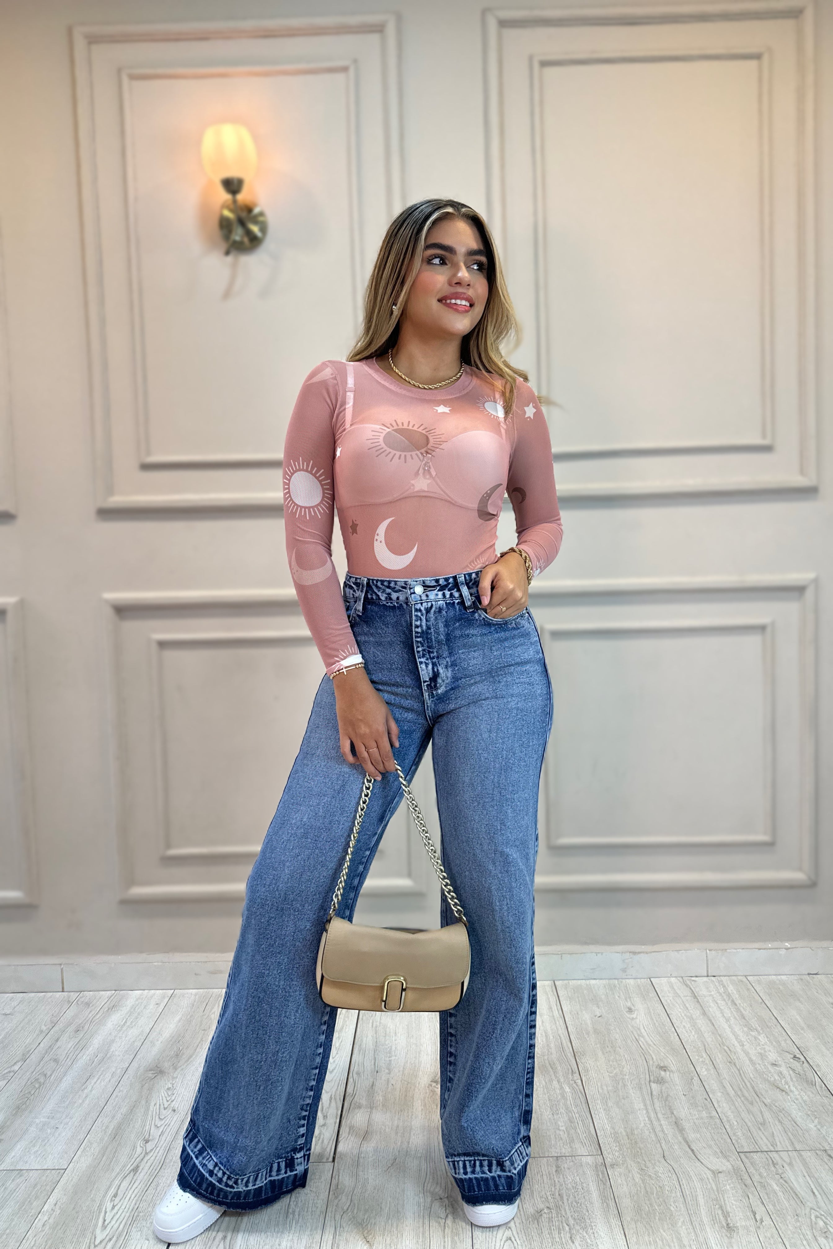 BLUSA MAYATEX MANGA LARGA