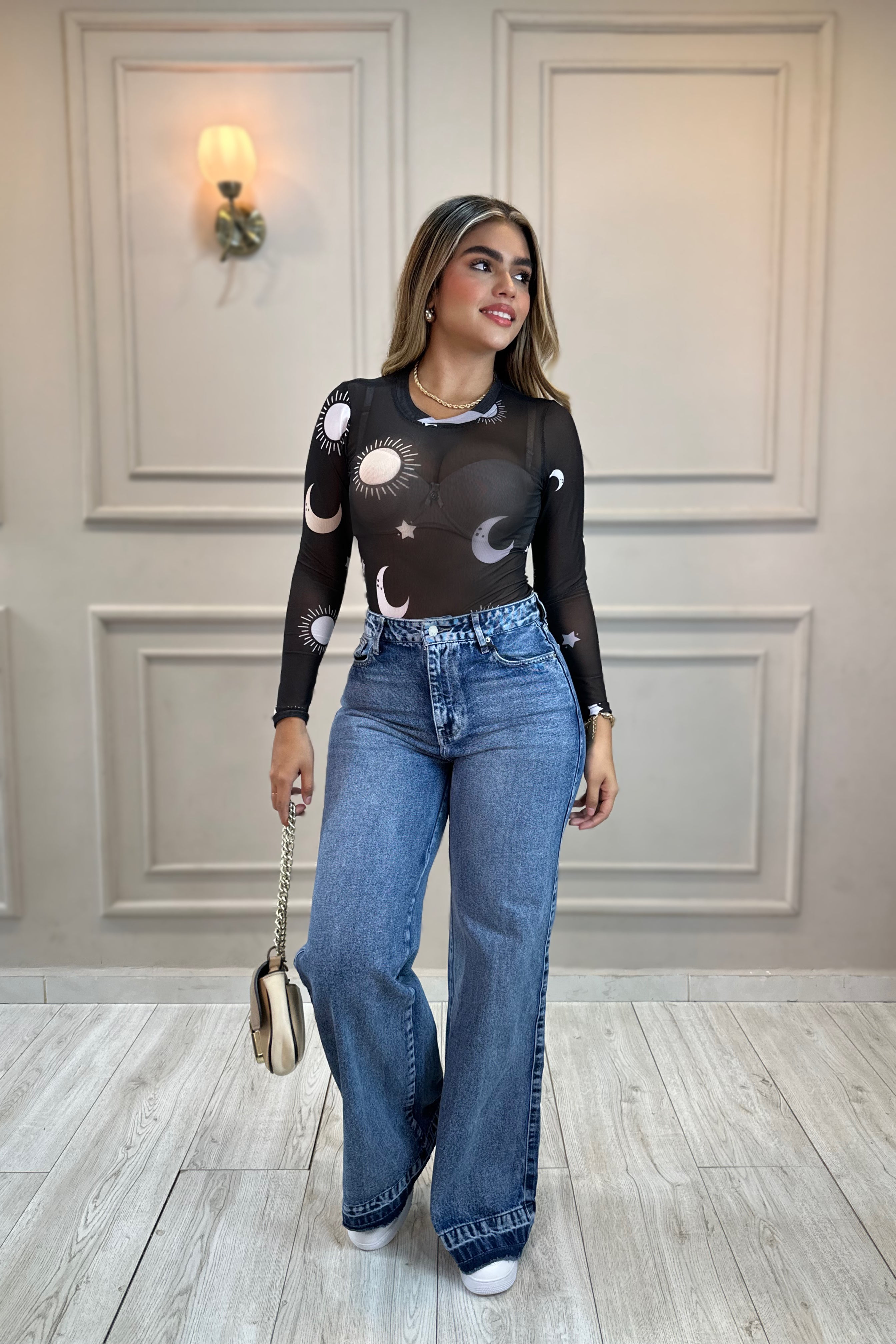 BLUSA MAYATEX MANGA LARGA