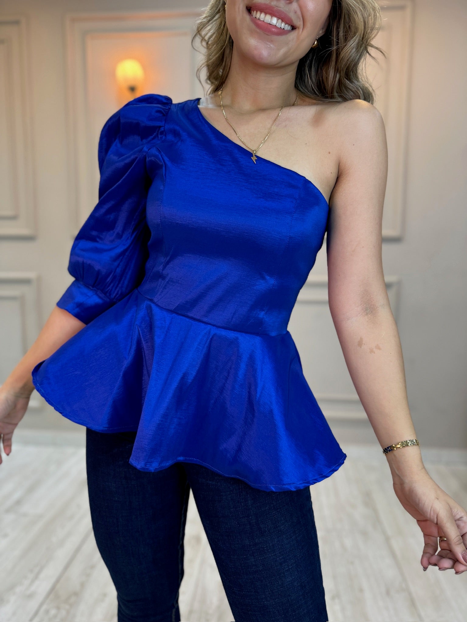 BLUSA VELA TAFETÁN