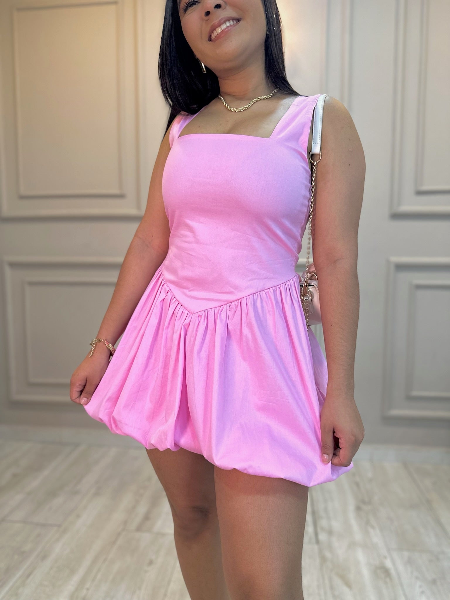 VESTIDO GLOBO POPELINA
