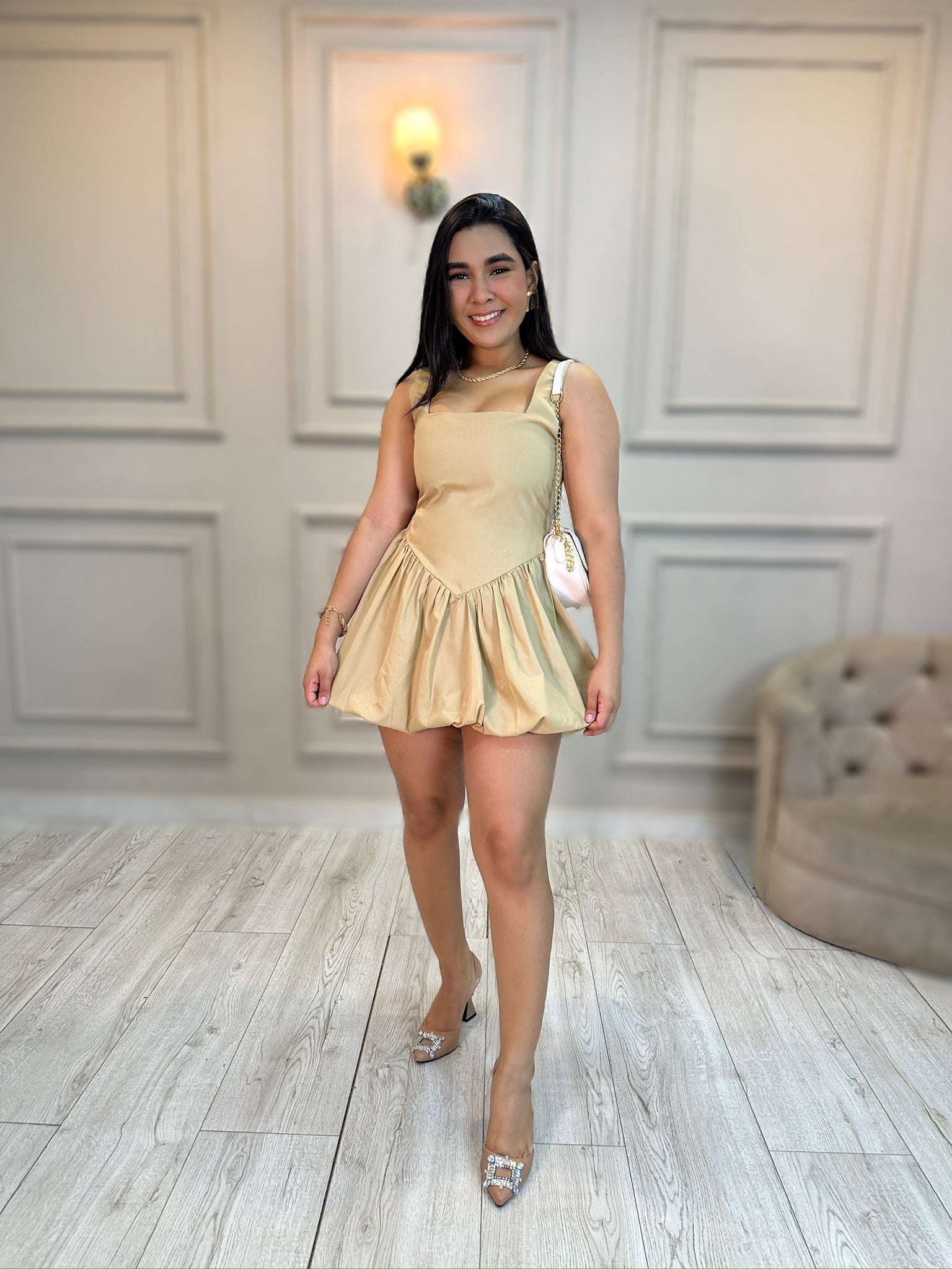 VESTIDO GLOBO POPELINA