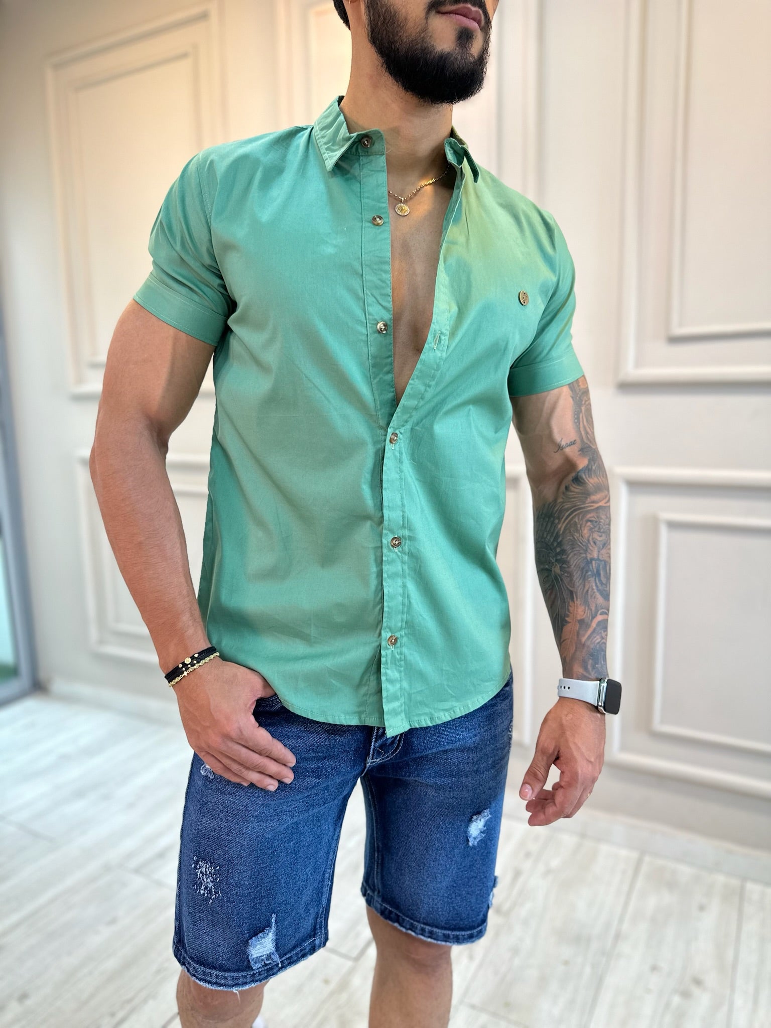 CAMISA DE HOMBRE POPELINA
