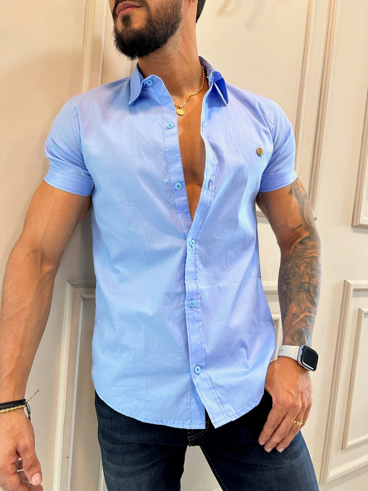 CAMISA DE HOMBRE POPELINA