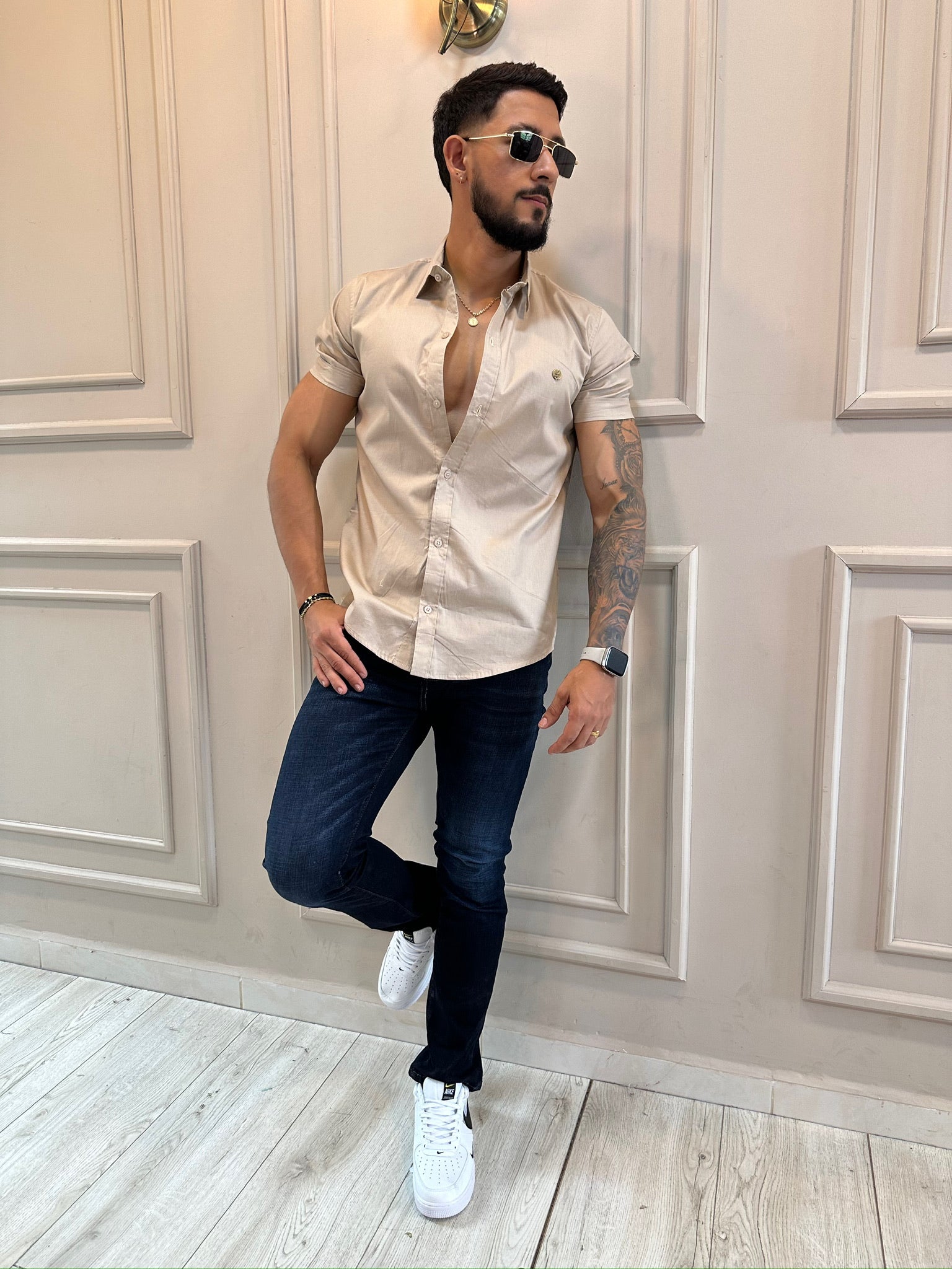 CAMISA DE HOMBRE POPELINA
