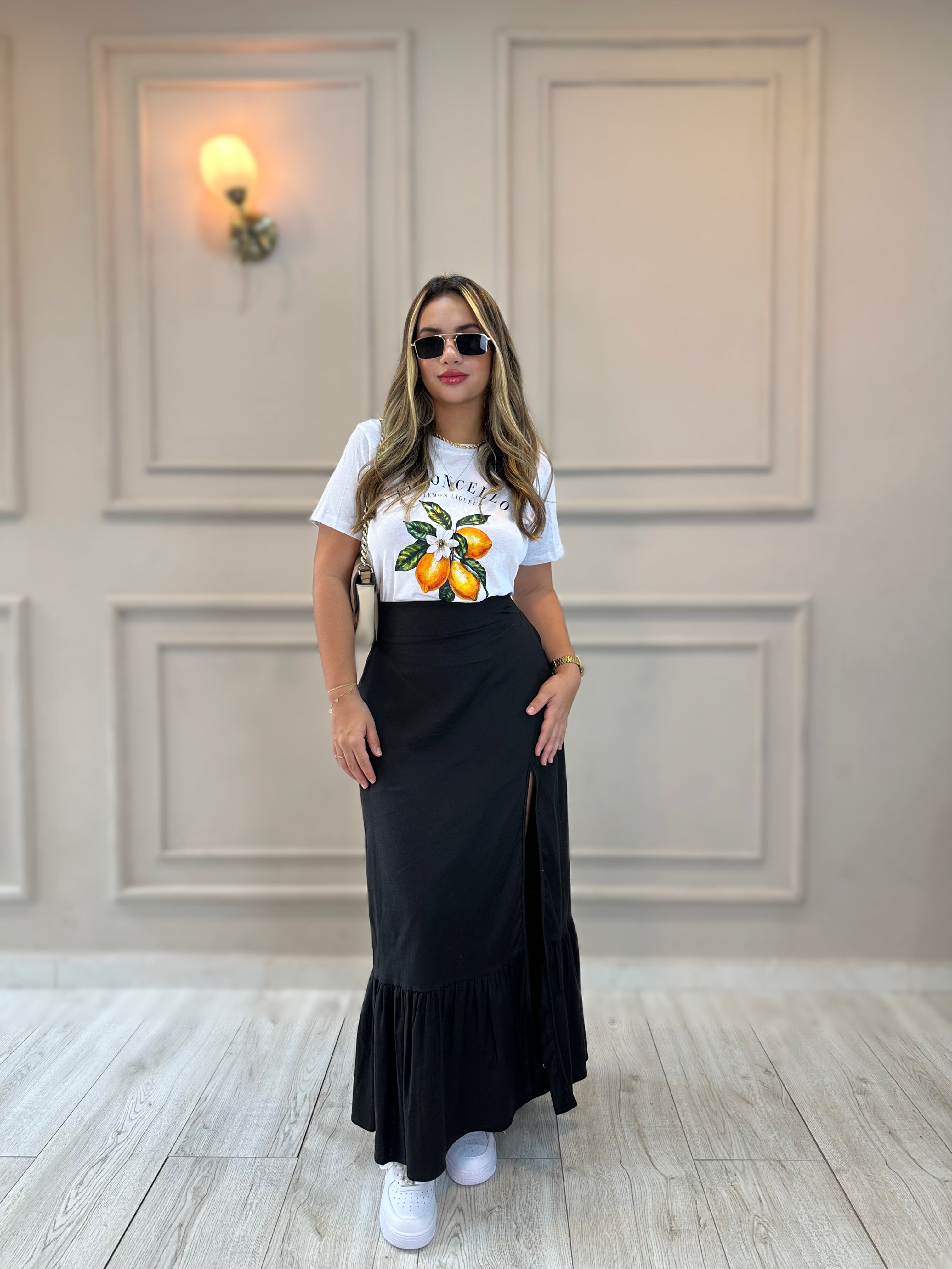 FALDA PRADO LINO