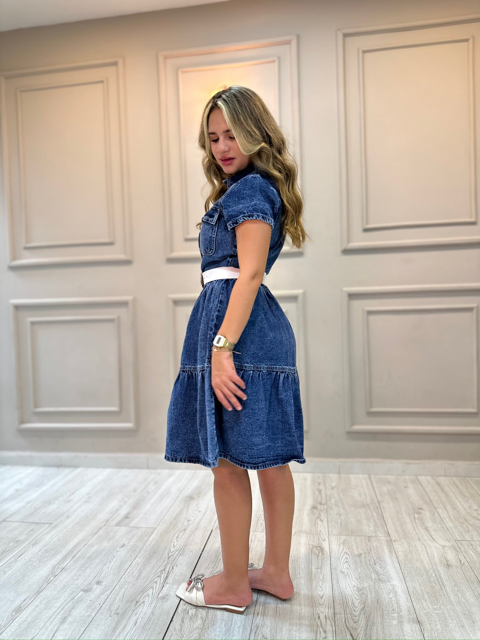 VESTIDO DENIM LARGO