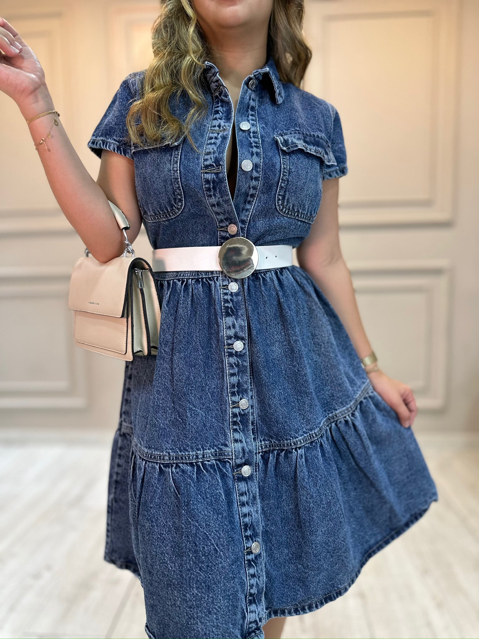 VESTIDO DENIM LARGO