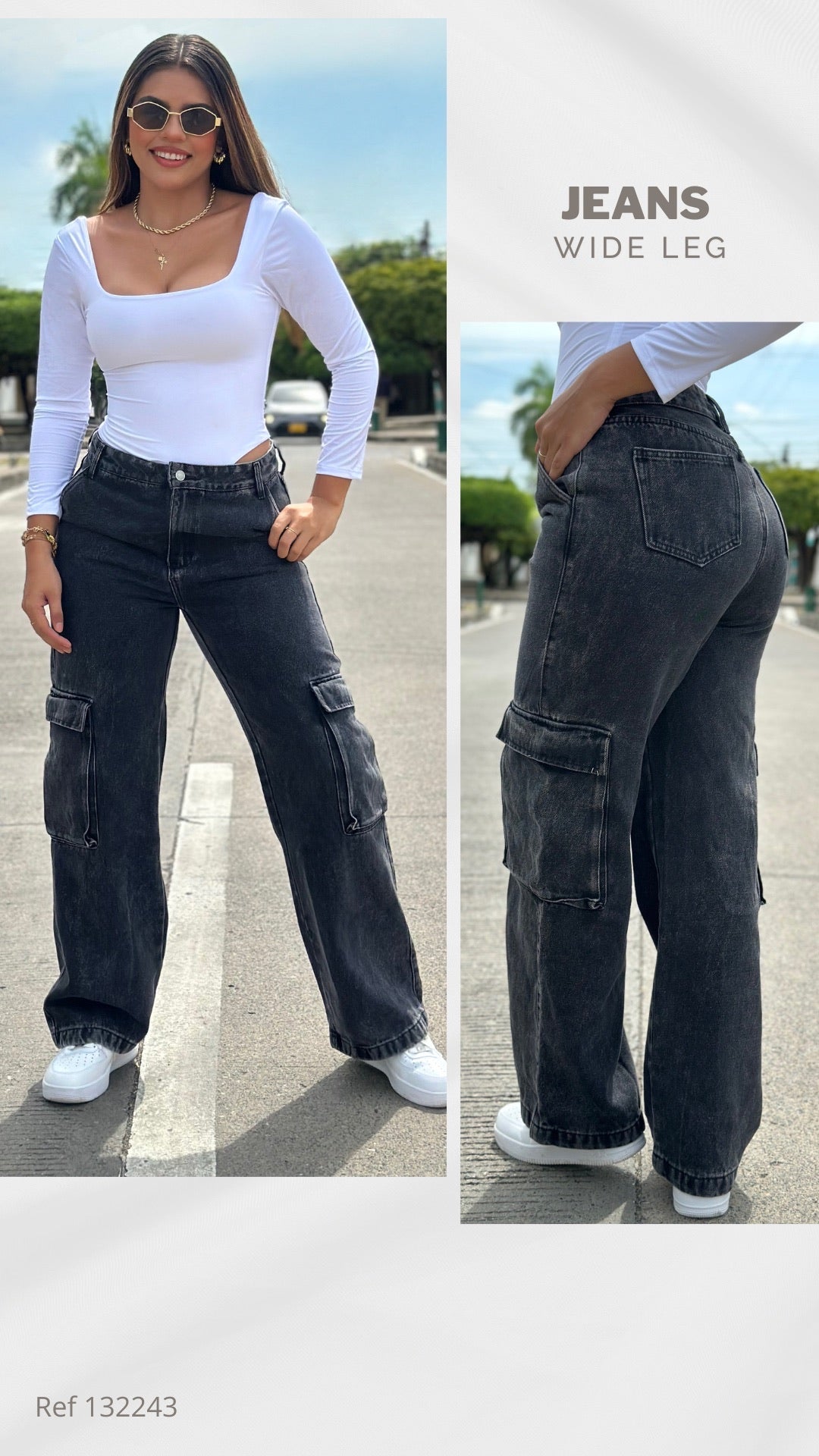 JEANS WIDE LEG