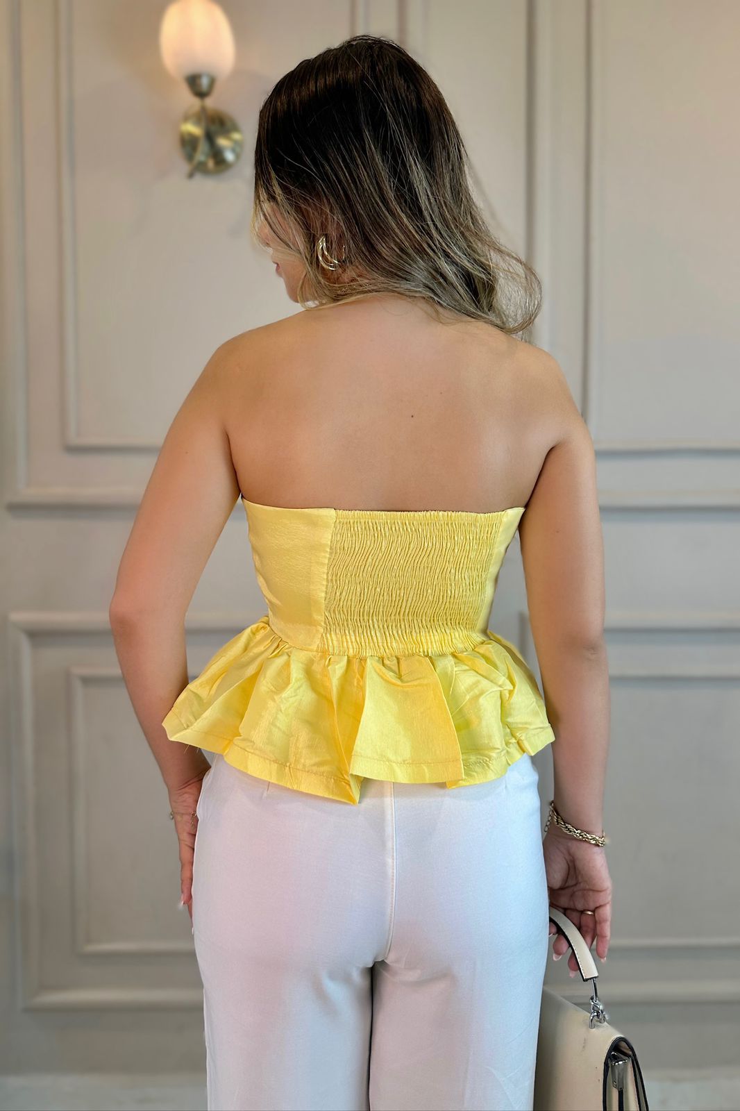 BLUSA MALVA TAFETÁN