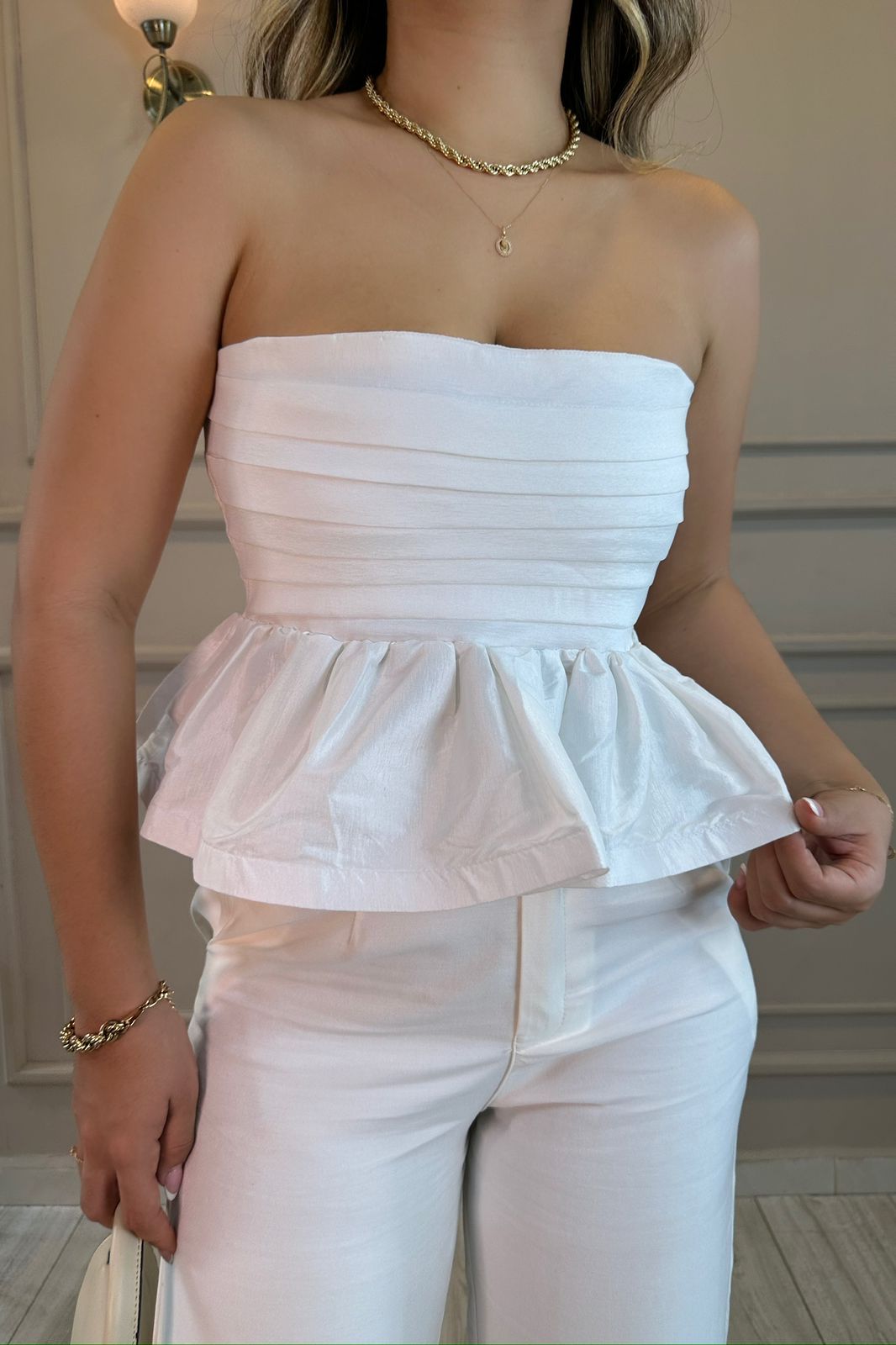 BLUSA MALVA TAFETÁN
