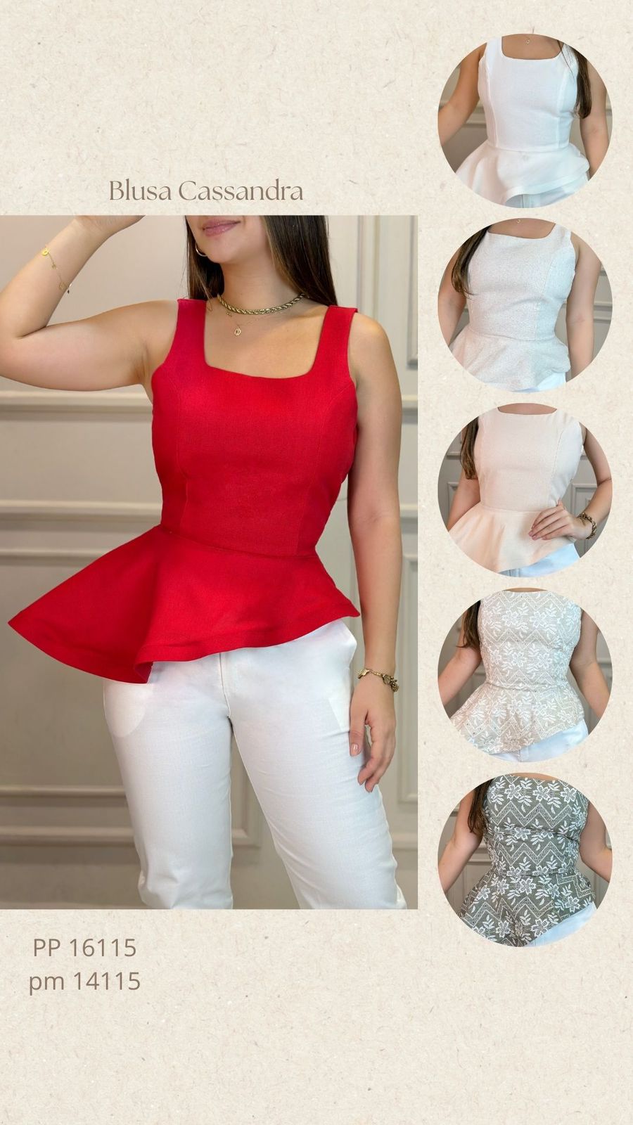 BLUSA CASSANDRA