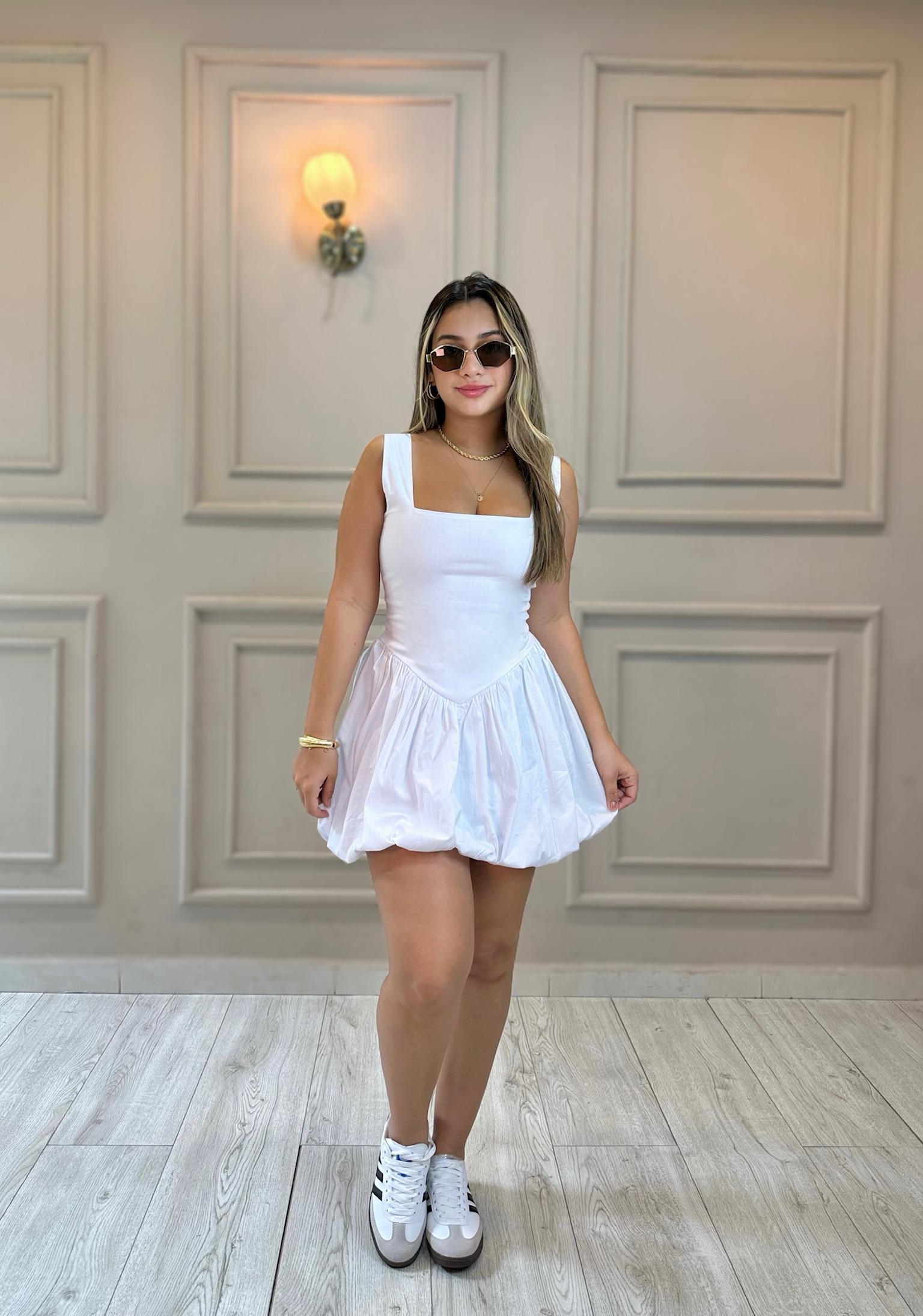 VESTIDO GLOBO POPELINA